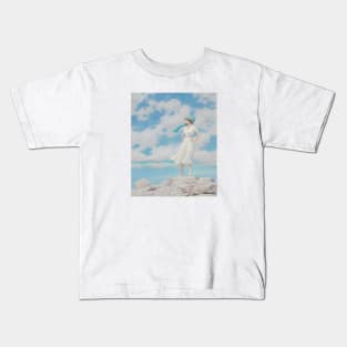 Edwardian seaside summer Kids T-Shirt